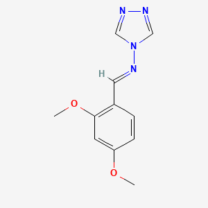 N-[(E)-(2,4-dimethoxyphenyl)methylidene]-4H-1,2,4-triazol-4-amine