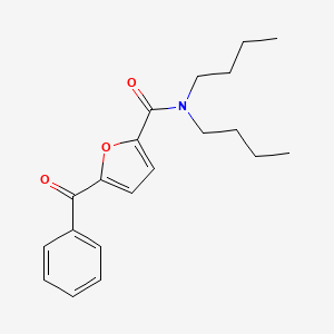 molecular formula C20H25NO3 B11104379 5-benzoyl-N,N-dibutylfuran-2-carboxamide 