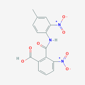 2-[(4-Methyl-2-nitrophenyl)carbamoyl]-3-nitrobenzoic acid