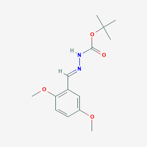 molecular formula C14H20N2O4 B11104476 tert-butyl (2E)-2-(2,5-dimethoxybenzylidene)hydrazinecarboxylate 