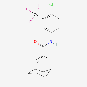 N-[4-Chloro-3-(trifluoromethyl)phenyl]-1-adamantanecarboxamide