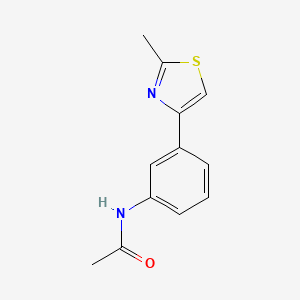 N-(3-(2-methylthiazol-4-yl)phenyl)acetamide