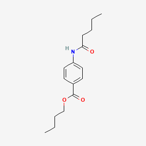 Butyl 4-(pentanoylamino)benzoate