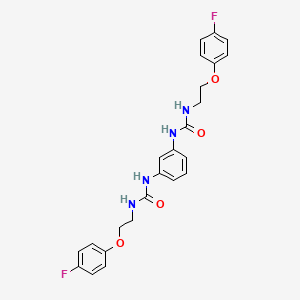 1,1'-Benzene-1,3-diylbis{3-[2-(4-fluorophenoxy)ethyl]urea}