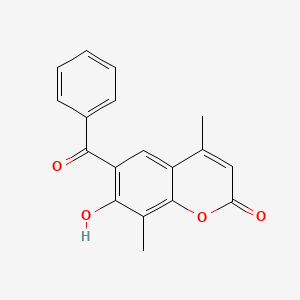 6-benzoyl-7-hydroxy-4,8-dimethyl-2H-chromen-2-one