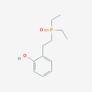 molecular formula C12H19O2P B11104611 2-[2-(Diethylphosphoryl)ethyl]phenol 