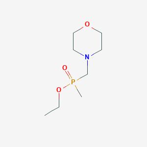 molecular formula C8H18NO3P B11104628 Ethyl methyl(morpholin-4-ylmethyl)phosphinate 