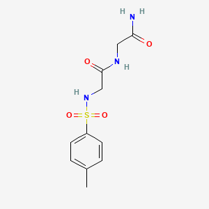 N-[(4-methylphenyl)sulfonyl]glycylglycinamide