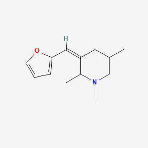 (3Z)-3-(furan-2-ylmethylidene)-1,2,5-trimethylpiperidine