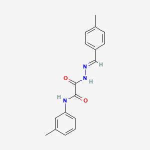 2-(2-(4-Methylbenzylidene)hydrazino)-N-(3-methylphenyl)-2-oxoacetamide