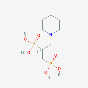 2-Phosphono-1-(piperidinomethyl)ethylphosphonic acid