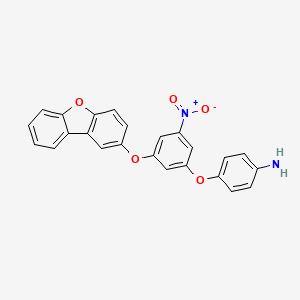 4-[3-(Dibenzo[b,d]furan-2-yloxy)-5-nitrophenoxy]aniline