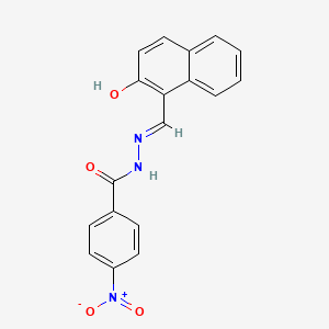 N'-[(2-hydroxy-1-naphthyl)methylene]-4-nitrobenzohydrazide