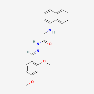 N'-[(E)-(2,4-Dimethoxyphenyl)methylene]-2-(1-naphthylamino)acetohydrazide