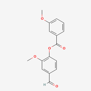 4-Formyl-2-methoxyphenyl 3-methoxybenzoate