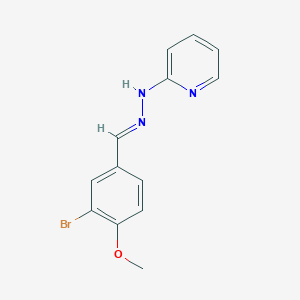 3-Bromo-4-methoxybenzaldehyde 2-pyridylhydrazone