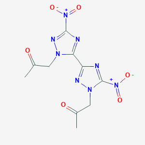 1,1'-(5,5'-Dinitro-1H,2'H-3,3'-BI-1,2,4-triazole-1,2'-diyl)diacetone