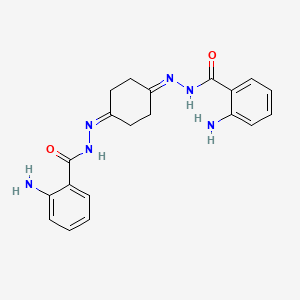 N',N''-cyclohexane-1,4-diylidenebis(2-aminobenzohydrazide)