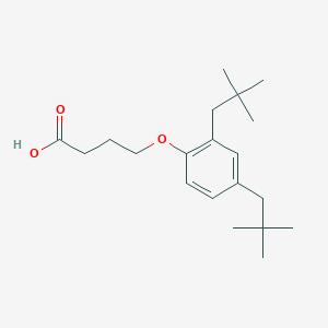 4-[2,4-Bis(2,2-dimethylpropyl)phenoxy]butanoic acid