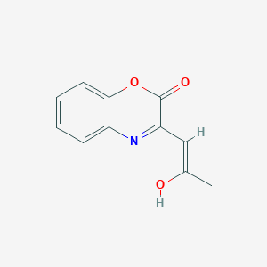 (3E)-3-(2-oxopropylidene)-3,4-dihydro-2H-1,4-benzoxazin-2-one