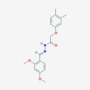 N'-[(E)-(2,4-dimethoxyphenyl)methylidene]-2-(3,4-dimethylphenoxy)acetohydrazide