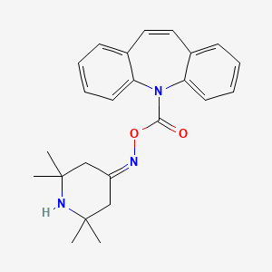 5H-dibenzo[b,f]azepin-5-yl{[(2,2,6,6-tetramethylpiperidin-4-ylidene)amino]oxy}methanone