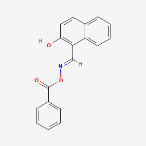 ({[(E)-(2-hydroxynaphthalen-1-yl)methylidene]amino}oxy)(phenyl)methanone