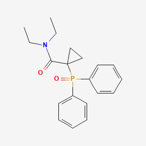 1-(diphenylphosphoryl)-N,N-diethylcyclopropanecarboxamide