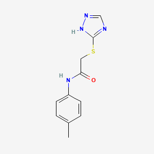 N-(4-methylphenyl)-2-(1H-1,2,4-triazol-5-ylsulfanyl)acetamide