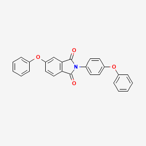 molecular formula C26H17NO4 B11105751 5-phenoxy-2-(4-phenoxyphenyl)-1H-isoindole-1,3(2H)-dione 