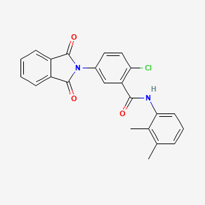 2-chloro-N-(2,3-dimethylphenyl)-5-(1,3-dioxo-1,3-dihydro-2H-isoindol-2-yl)benzamide