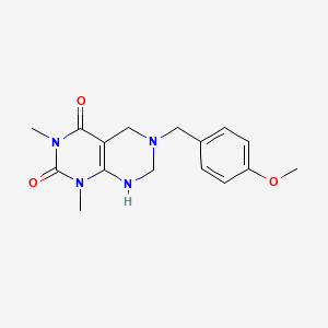 6-(4-methoxybenzyl)-1,3-dimethyl-5,6,7,8-tetrahydropyrimido[4,5-d]pyrimidine-2,4(1H,3H)-dione