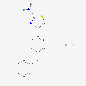 B111060 4-(4-Benzylphenyl)-1,3-thiazol-2-amine hydrobromide CAS No. 1049743-03-4