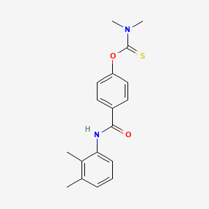 O-{4-[(2,3-dimethylphenyl)carbamoyl]phenyl} dimethylcarbamothioate