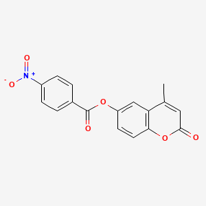 4-Methyl-2-oxo-2H-chromen-6-yl 4-nitrobenzoate