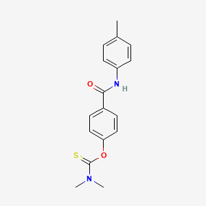 O-{4-[(4-methylphenyl)carbamoyl]phenyl} dimethylcarbamothioate