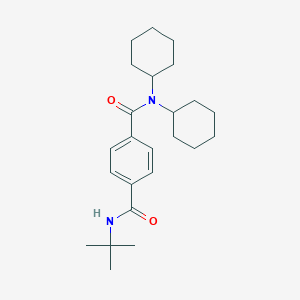 N'-tert-butyl-N,N-dicyclohexylbenzene-1,4-dicarboxamide