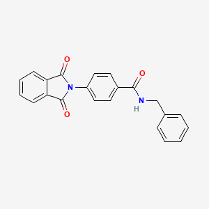 N-benzyl-4-(1,3-dioxo-1,3-dihydro-2H-isoindol-2-yl)benzamide