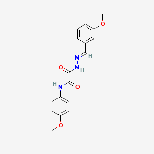 N-(4-Ethoxyphenyl)-2-(2-(3-methoxybenzylidene)hydrazino)-2-oxoacetamide