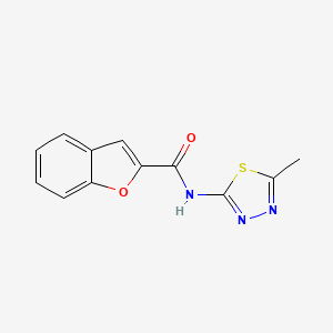 N-(5-methyl-1,3,4-thiadiazol-2-yl)-1-benzofuran-2-carboxamide