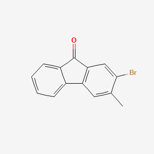 2-Bromo-3-methyl-9H-fluoren-9-one