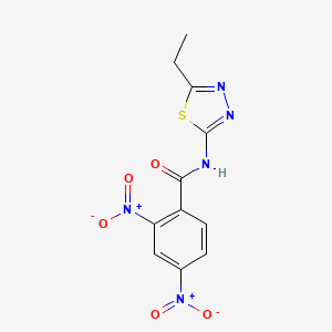 N-(5-ethyl-1,3,4-thiadiazol-2-yl)-2,4-dinitrobenzamide