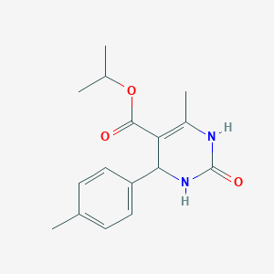 Propan-2-yl 6-methyl-4-(4-methylphenyl)-2-oxo-1,2,3,4-tetrahydropyrimidine-5-carboxylate