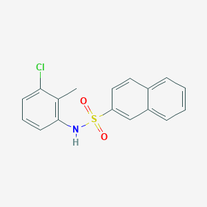 N-(3-chloro-2-methylphenyl)naphthalene-2-sulfonamide