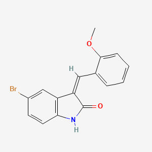 (3Z)-5-bromo-3-(2-methoxybenzylidene)-1,3-dihydro-2H-indol-2-one