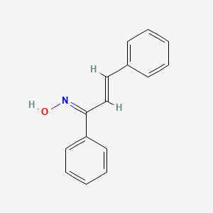 molecular formula C15H13NO B11106419 1,3-Diphenyl-2-propen-1-one oxime 