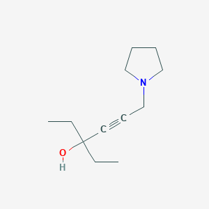 3-Ethyl-6-(pyrrolidin-1-yl)hex-4-yn-3-ol