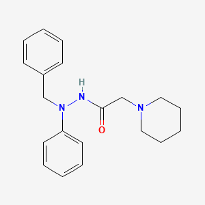 N'-benzyl-N'-phenyl-2-(piperidin-1-yl)acetohydrazide