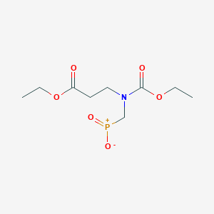 [(Ethoxycarbonyl)(3-ethoxy-3-oxopropyl)amino]methylphosphinate