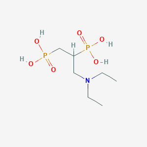 2-(Diethylamino)-1-(phosphonomethyl)ethylphosphonic acid